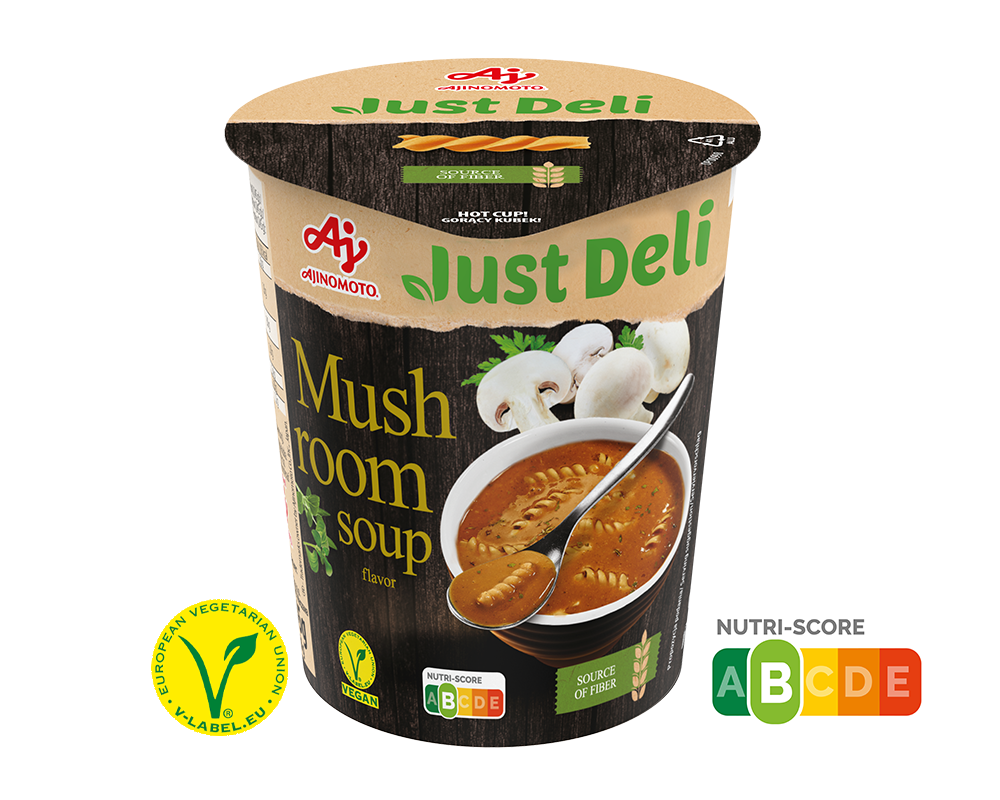 Just Deli. Vege soups in cups - Ajinomoto